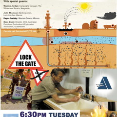 Politics in pub frack talk - Newcastle Australia April 18, 2011