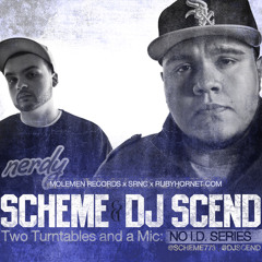 Scheme and DJ Scend - NO ID Series (Two Turntables and a Mic)