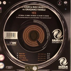Dj Dami &amp; Max Marani vs Graziano Fanelli - Yes (Paul Clarke Remix)