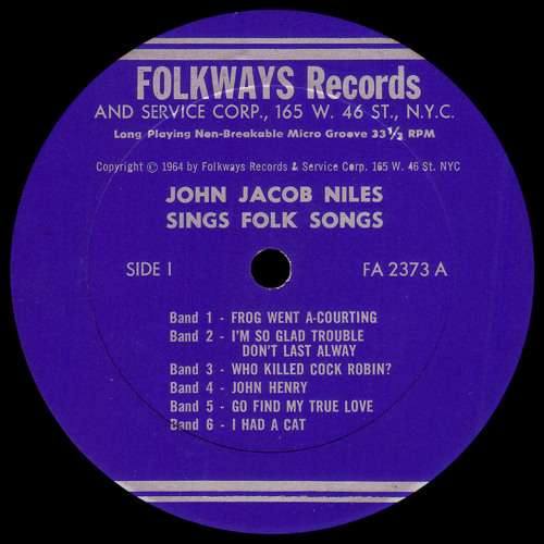 John Jacob Niles - Who Killed Cock Robin?