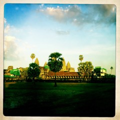 20110104 Cambodia, Angkor Wat, Sunset Frog Chorus