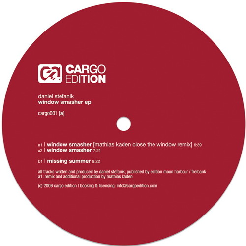 Daniel Stefanik - Window Smasher (Mathias Kaden Close To The Window Remix) (cargo001)
