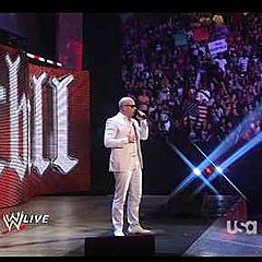 WWE RAW Pitbull Sings at The Rock´s Birthday.