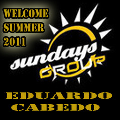 SUNDAY´S GROUP PRESENTS  EDUARDO CABEDO-LIVE-SESSION @ JUNE   2011