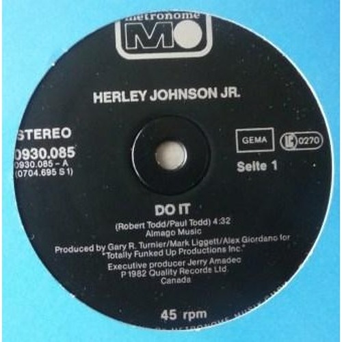 Herley Johnson JR - Do It (Maxi Version Quality Records 1982)