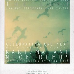 Nickodemus LIVE @ theLIFT / 1 year anniversary Jan. 2011