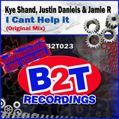 I Can't Help it (Original Mix) - Kye Shand, Justin Daniels & Jamie.R
