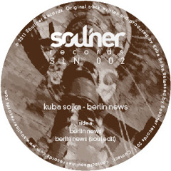 SLN002 Kuba Sojka - Berlin News EP