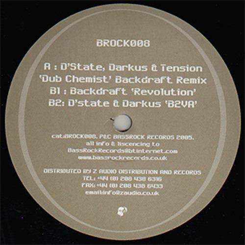 D State, Darkus &amp; Tension - Dub chemist (Backdraft Rmx)