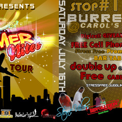 STRESSFREE DOUBLE UP TOUR BURREL BOOM AD SATURDAY JULY 16th