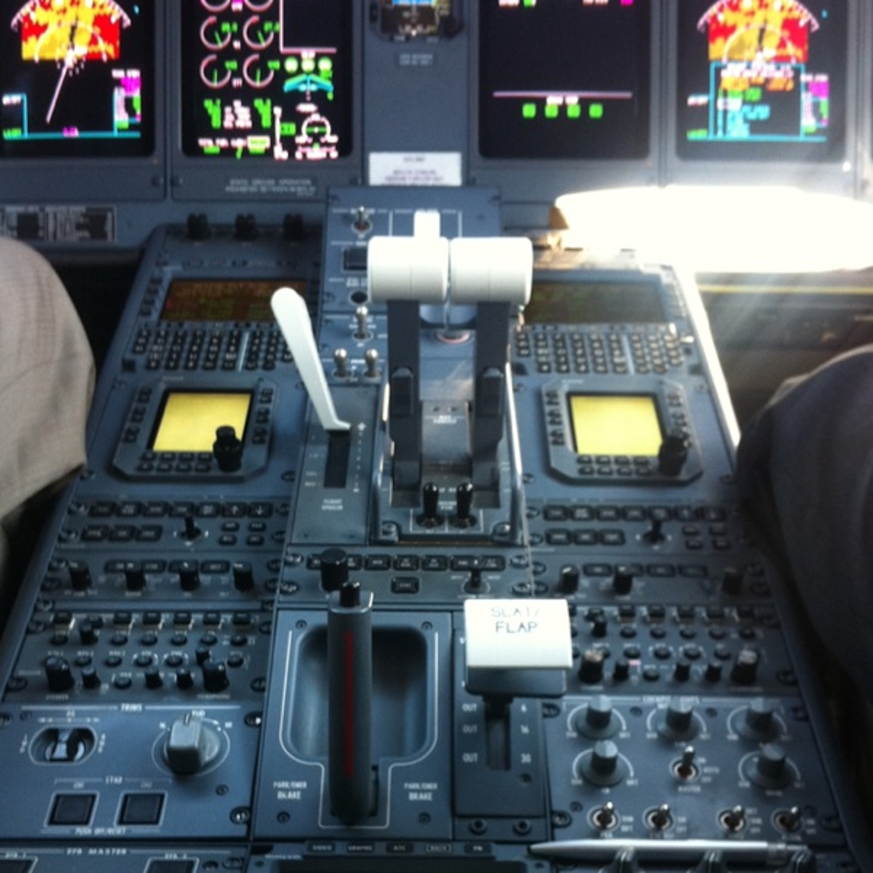 Cockpit of a global express at Friedman Memorial Airport (SUN) episode artwork