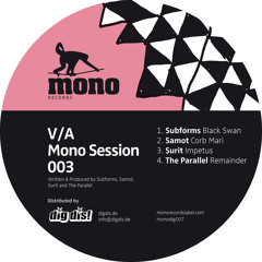 Subforms - Black Swan [Monodig007] out now on Mono Records
