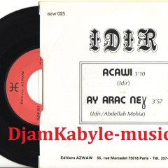 IDIR  (Ay Arrac Negh) 1979 / Vinyle 45T /Face B (Ed.Azwaw)