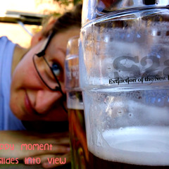 a happy moment slides into view