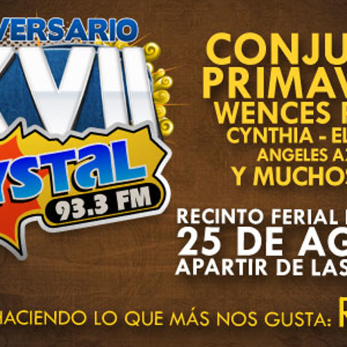 Stream PROMO Aniversario Crystal 93.3 by Crystal FM Listen online for