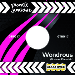 GTR017 - Piano Junkies - Wondrous