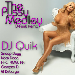 DJ Quick ft. Snoop, Nate, Hi-C, AMG, Gangsta D, KK, El Debarge -The Pussy Medley Remix