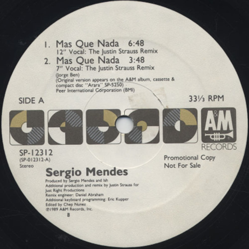 Sergio Mendes - Mas Que Nada - Percapella