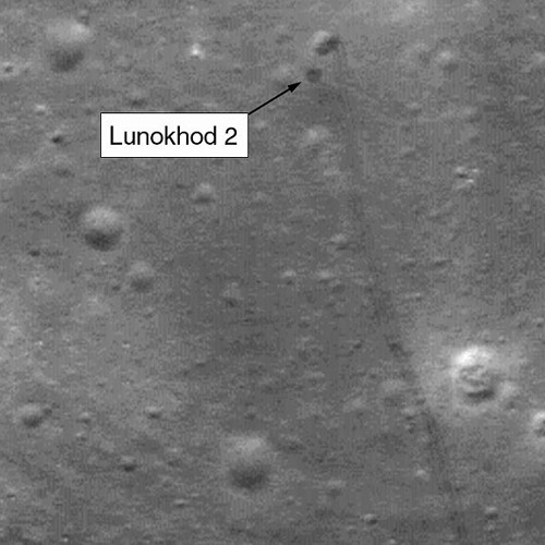 Lunokhod 2 - Track Trails [20101106] 2 pm - 3 pm