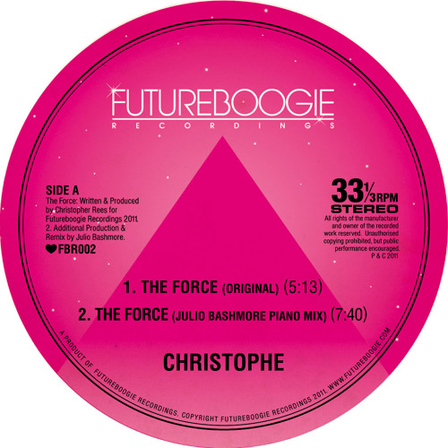 The Force (JULIO BASHMORE PIANO MIX) - Christophe