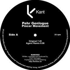 Pehr Genlogue - Pincer Movement (original) - Kant Records 040, 12"