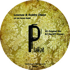 PKR019 Lownza & Robby Olson Feat Muriel boucher - On an even keel snippet