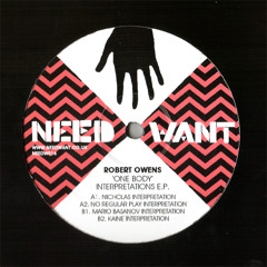 NEEDW016 - Robert Owens - "One Body" (Nicholas Interpretation)
