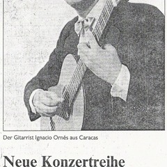 Sonata de Antonio Lauro. Bolera 3º Mov. LIVE FROM COLOGNE, GERMANY 1997. Guitarra: Ignacio Ornés