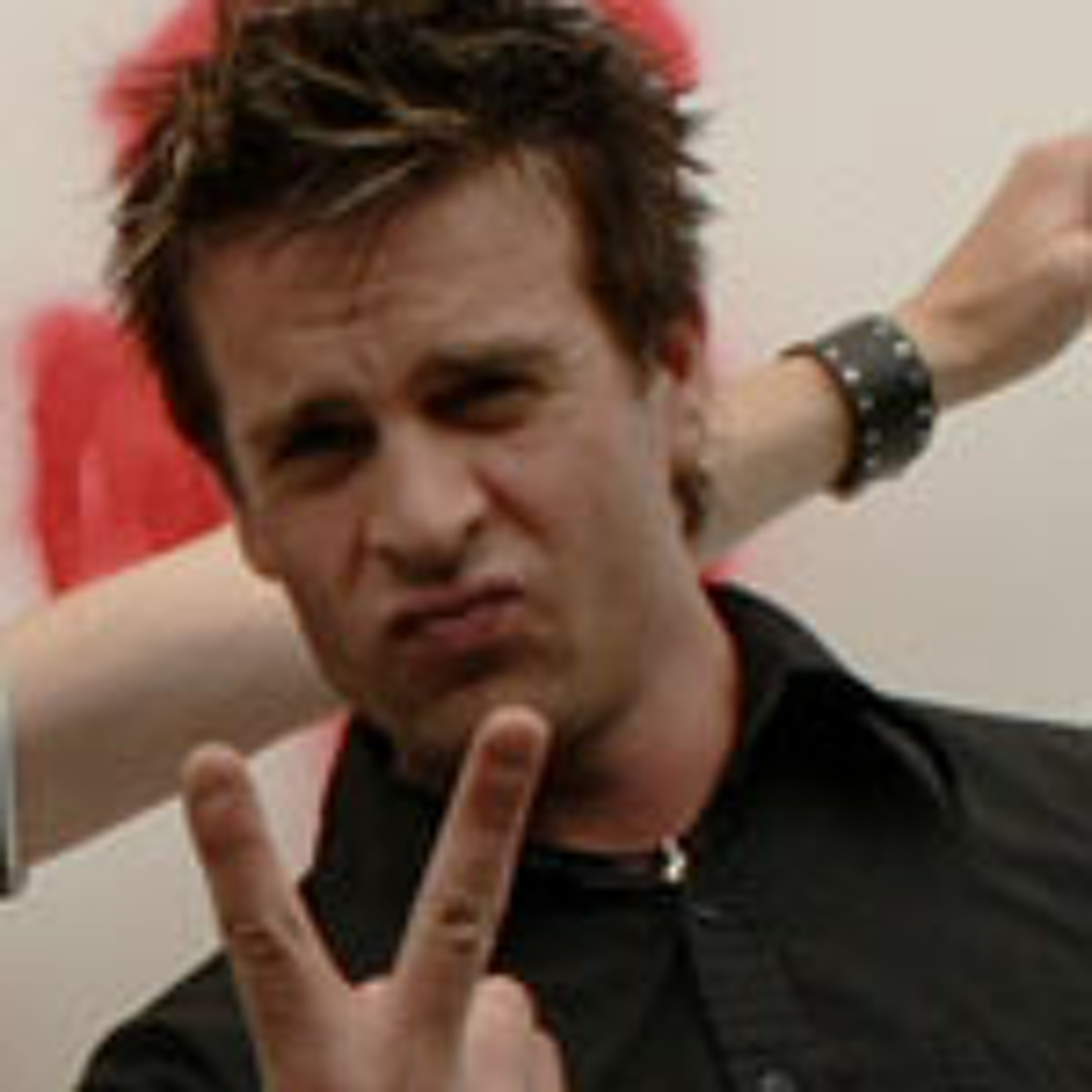 Andy Strachan from the Living End with Josh episode artwork
