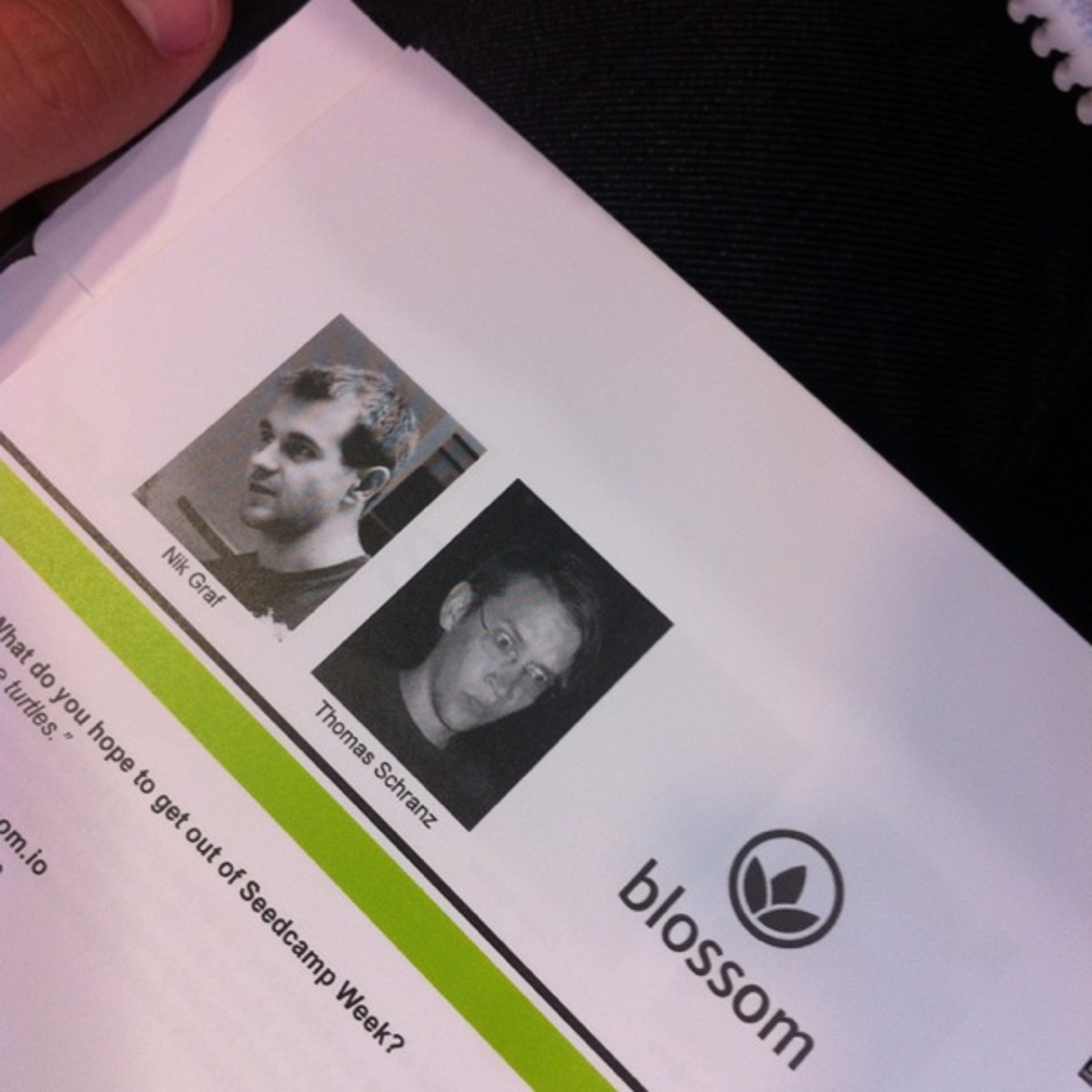 Blossom pitch #Seedcamp at Seedcamp London episode artwork
