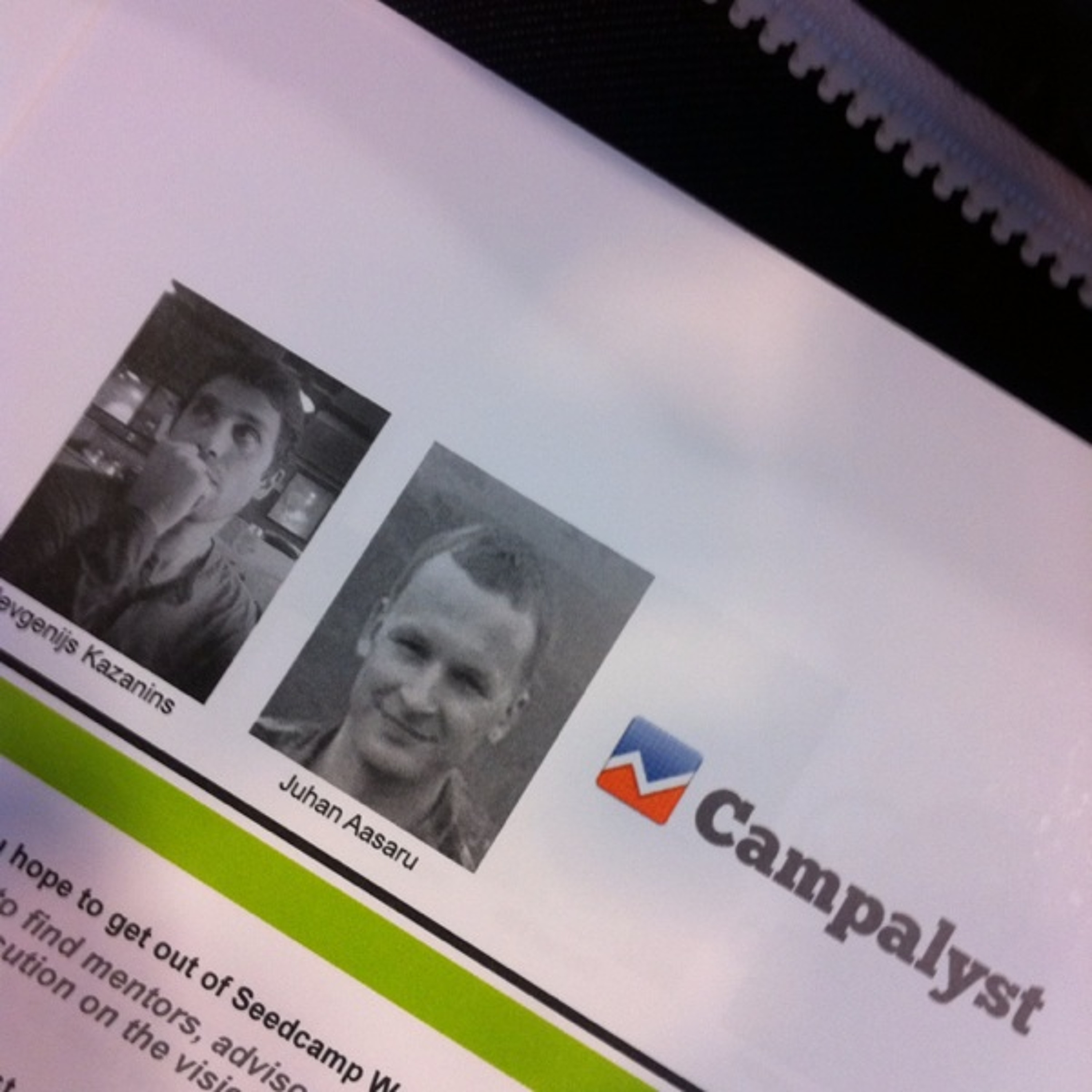 Campalyst pitch #seedcamp at Seedcamp London episode artwork