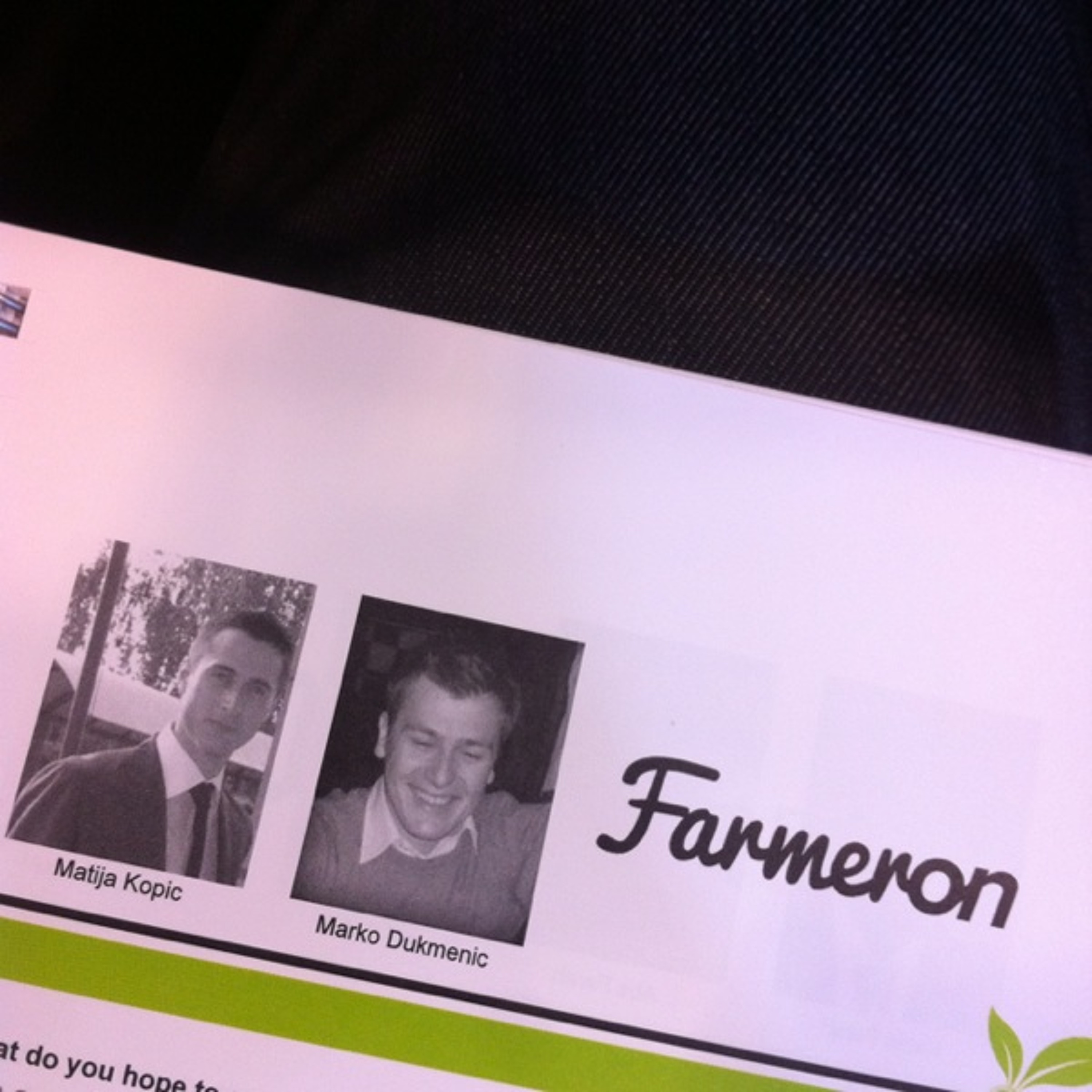 Farmeron pitch #Seedcamp at Seedcamp London episode artwork