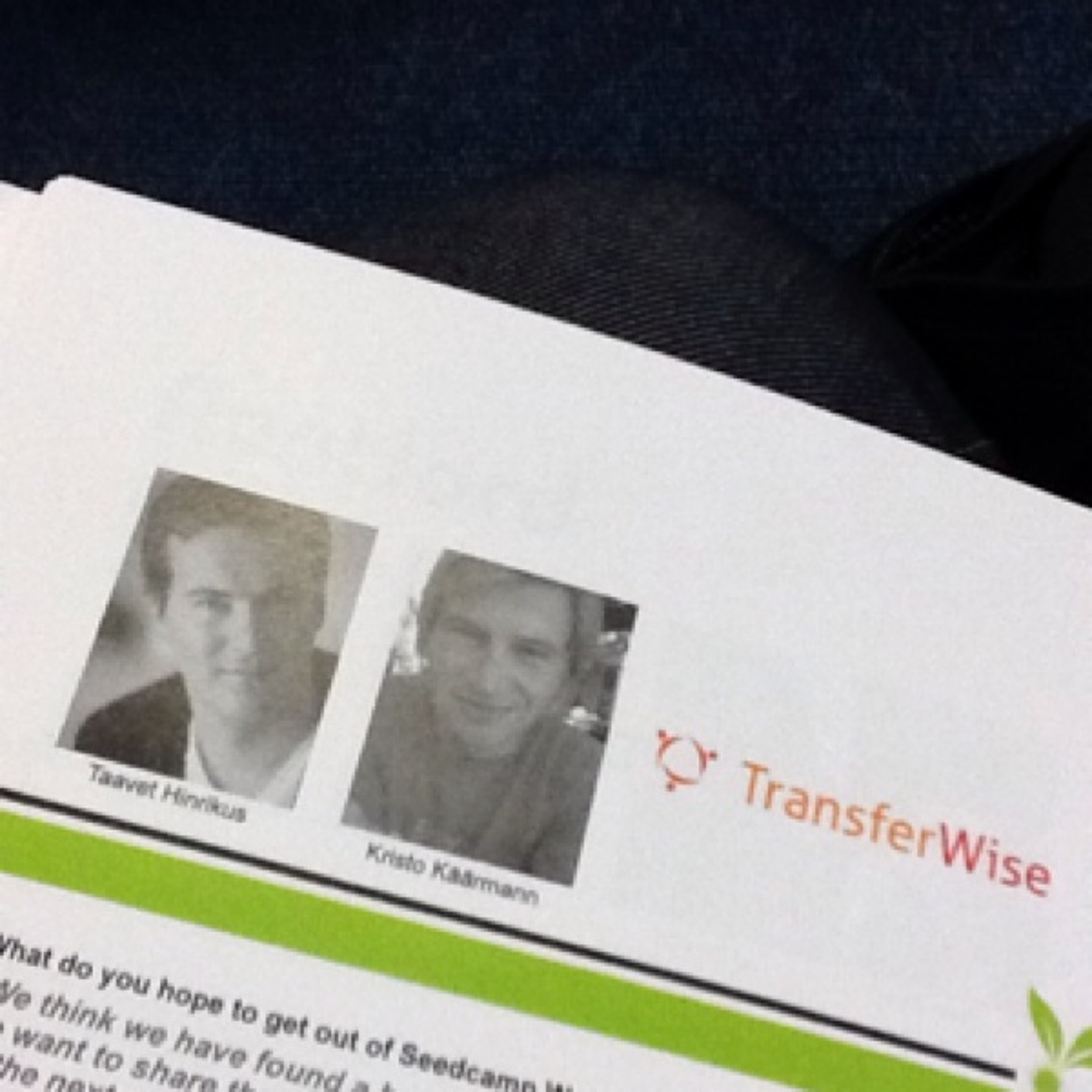 Transferwire pitch #seedcamp at Seedcamp London episode artwork