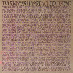 Virginia Astley - The End Of Time