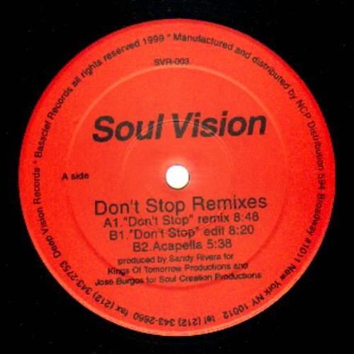 SOUL VISION don't stop stephan deva funky edit