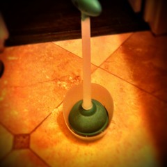 PLUNGER water toilet gurgle slosh splash water liquid ZQ 2 (Snippet)