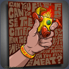 "The Megas - Man on Fire" cover