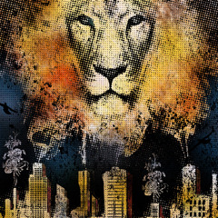 A Lion In The Concrete Jungle