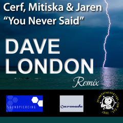 Cerf, Mitiska & Jaren - You Never Said (Dave London Remix)
