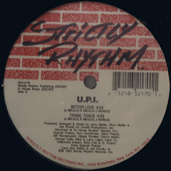 U.P.I. - Better Love Strictly Rhythm 1993