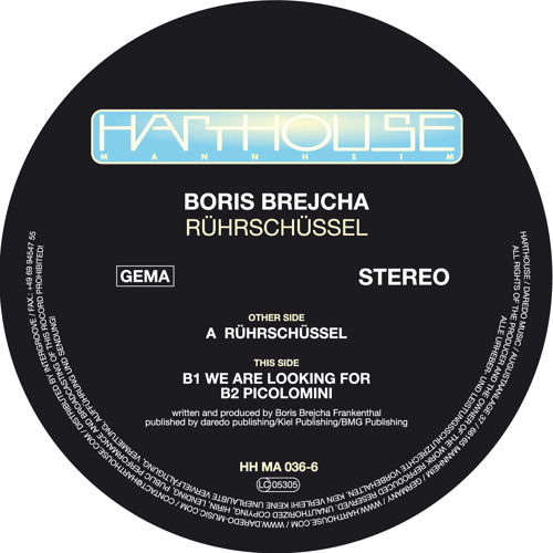 Picolomini - Boris Brejcha (Original Mix) Harthouse 2011 - Preview