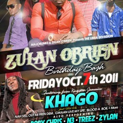 RAZZ & BIGGY -LIBRA INVASION MIX (ZULAN O'BRIEN BDAY BASH)**KHAGO LIVE fr JA**
