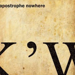 Apostrophe Nowhere - AS RIGHT NOW