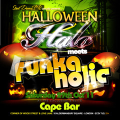 CLASSIC R&B - H.A.L.O meets FUNKAHOLIC - Sat 29th @ Cape Bar (EC2V 7JQ)