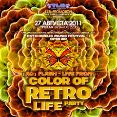 DJ [ad] flash - Live from ''Color of Retro Life'' Open Air 27-08 ~ 2011
