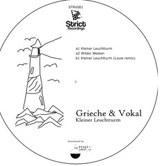 Grieche & Vokal - Wilder Westen (Original) cut Vinyl (Charts no. 1) on Ton Liebt Klang