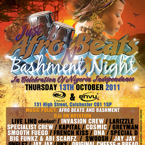 JUST AFRO BEATS AND BASHMENT