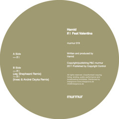 Hamid - If I Featuring Valentina