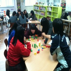의사소통게임 at 백석중학교
