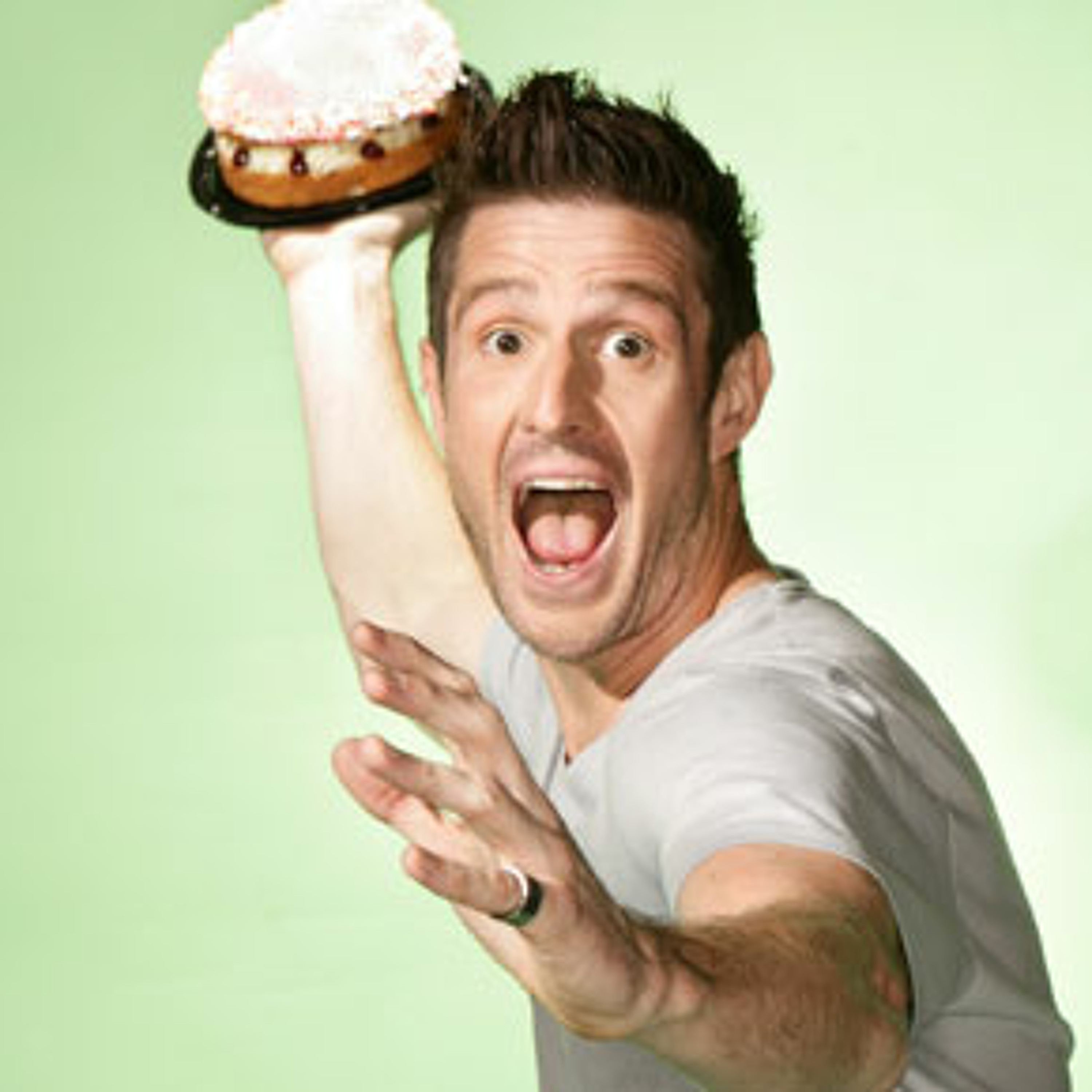 Josh with Wil Anderson on Steve Jobs, Gruen things and the Man vs Wil tour episode artwork